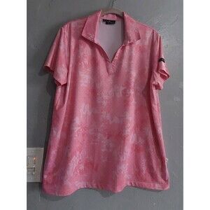 Yatta Golf  Polo Women's Size XL, Pink,Polyester Spandex